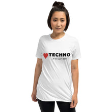 Load image into Gallery viewer, Short-Sleeve, Unisex T-Shirt - Techno or we can&#39;t date
