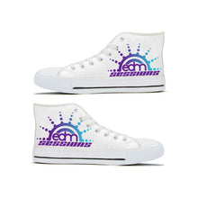 Load image into Gallery viewer, Sunburst Logo - Canvas High-Tops